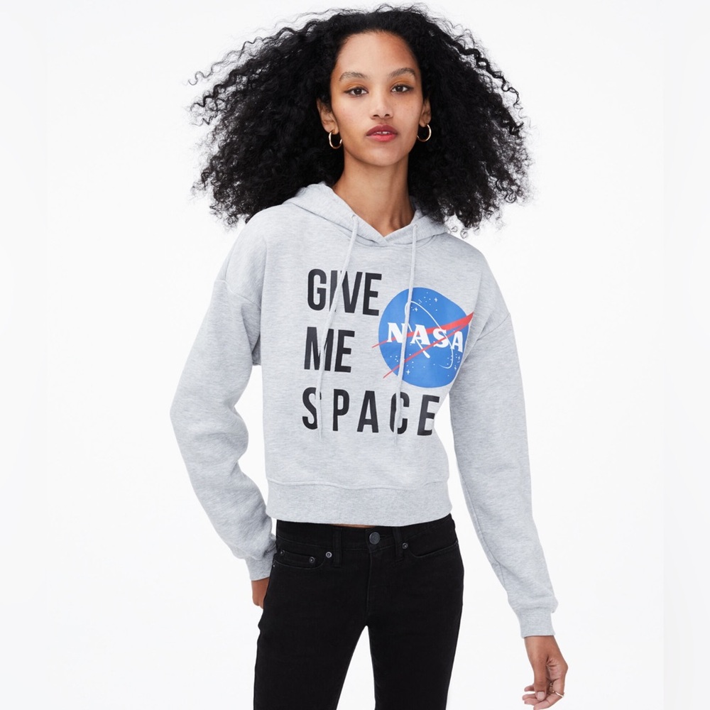 Chemistry NASA Give Me Space Cropped Hoodie